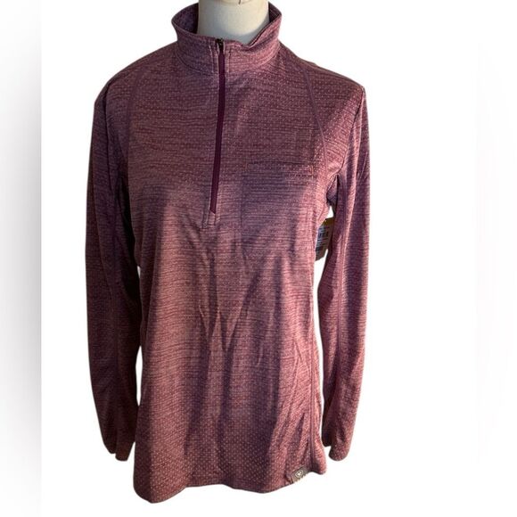 Ariat Rebar Evolution 1/2 Zip Pullover, Grape Kiss, size Medium, NWOT - Picture 3 of 11